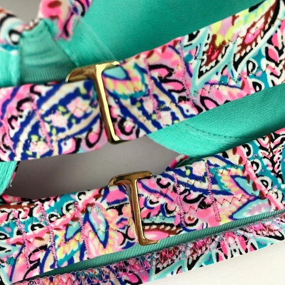 Shade & Shore Paisley Underwire Bikini Swim Top - Picture 8 of 8